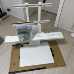 EQUALS イコールズWALL V2 ロータイプサテンホワイトサウンドバー棚付