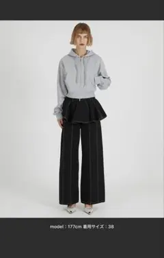 PRANK PROJECT ぺプラムデニムパンツ