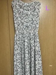 UNIQLO ノースリーブロングワンピース（L)