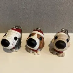 3F THE DOG マスコット 3点セット クリスマス サンタ犬
