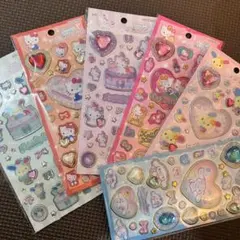 サンリオ　キラキラジュエルシール　6枚セット