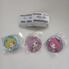 アイカツ プリパラ あそーと らぁら みれぃ そふぃ そらみスマイル 缶バッジ