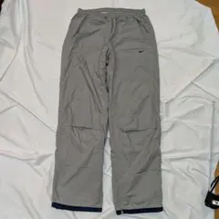 NIKE　00s 90s スウォッシュ　ナイロンパンツ　グレー