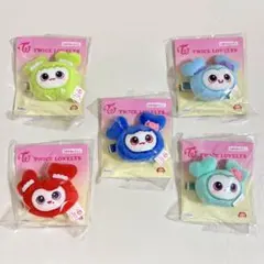 TWICE LOVELYS GIGO限定 ぬいぐるみ ヘアピン 5個セット