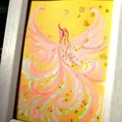 開運絵画 龍神様 天界の蓮の花 天使 金龍 インフィニティ 第1チャクラ