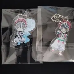 鬼滅の刃　猗窩座　アクリルキーホルダーセット