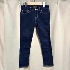 y042921 MOUSSY デニムジーンズ　25　ローライズ　ストレッチ