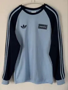 adidas oasis コラボ ツアー ロンT 長袖 オアシス バンドT Sのサムネイル