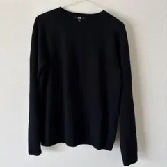 UNIQLOユニクロカシミヤ100%ニットLサイズブラック