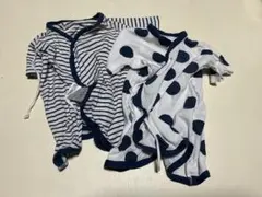 50~60サイズ　ベビー肌着　下着　ネイビー