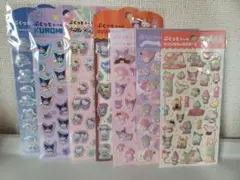 ダイソー、サンリオぷくっとシール7枚セット