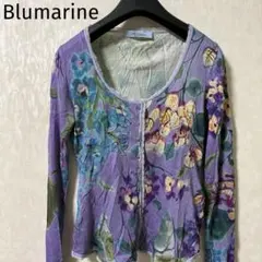 Blumarine ブルマリン花柄 フラワープリントシルクシフォンカーディガンのサムネイル