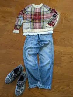 ★Spick and Span チェック柄セーター★