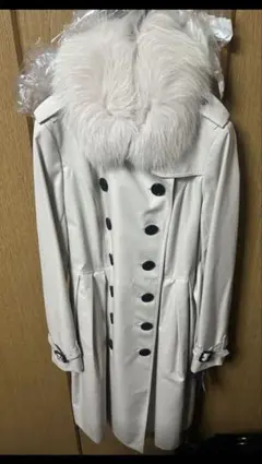 バーバリー ロンドンロングコートノバチェック ベージュMサイズ 38