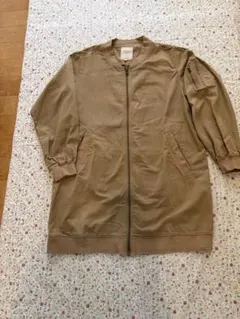 ハートマーケット　MA-1ジャケット ロング丈　スプリングコート　綿100%