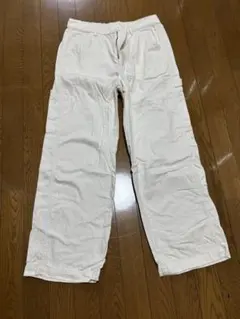 UNIQLO XL ホワイトカーゴパンツ