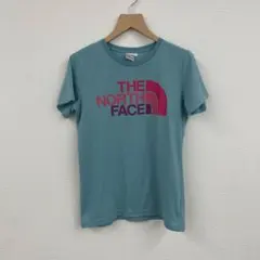 ま*り様 THE NORTH FACE ロゴ Tシャツ 青