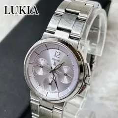 【稼働品】SEIKO ルキア 腕時計 トリプルカレンダー シルバー レディースのサムネイル