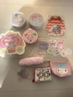 まとめ売り。リトルツインスターズ キキララグッズ、ディズニーアナ雪