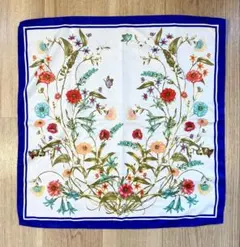 【新品】OFUON花柄スカーフ 70cm