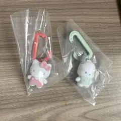 カラフルカラビナマスコットチャーム ポチャッコ キティ