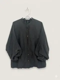 【古着】袖タックボリュームブラウス
