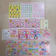 ハローキティ シール　ごほうび 19枚　製薬会社　meiji シオノギ　非売品