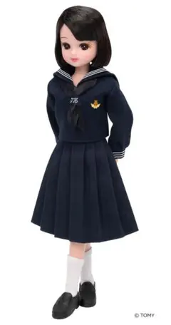 リカちゃん セーラー服 フィギュア 新品(大阪府立夕陽丘高等学校の制服) リカちゃん セーラー服 フィギュア 新品(大阪府立夕陽丘高等学校の制服