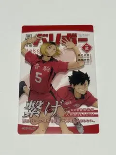 ハイキュー‼︎カードセレクション　月刊バリボー　音駒高校