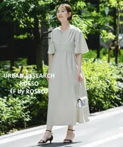 F by 『UR TECH DRYLUXE』ウエストマークワンピース◆グレー38