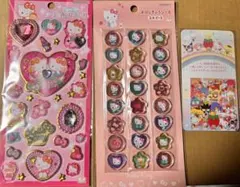 キラキラジュエルシール ハローキティ サンリオ　おはじきふうシール　キティ
