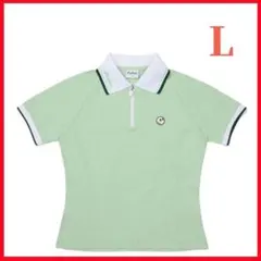 薄緑L マルボンゴルフ ポロシャツ Malbon Golf シャツ ハーフジップのサムネイル