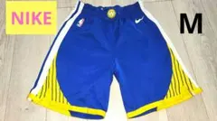 Nike Golden State Warriors バスケットパンツ M　青黄