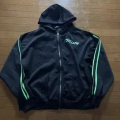 Avail メンズスウェットセットアップ ジャージセットアップ グリーンブラック