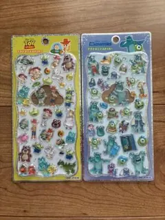 【正規品】プチドロップステッカー モンスターズインク トイストーリー 2枚セット