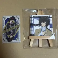 文豪ストレイドッグス　太宰治のミニキャンバスと東京タワーコラボのカード