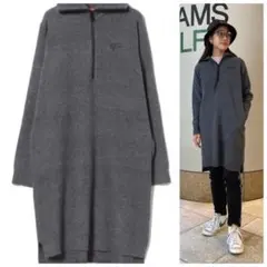 BEAMS GOLF ORANGE LABEL ハーフジップ ニット ワンピース