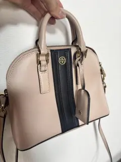 TORY BURCH 2way ハンドバッグ ショルダーバッグ　ピンクブラックのサムネイル