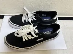 Vans ブラック スニーカー キャンバス 23cm キッズ レディース