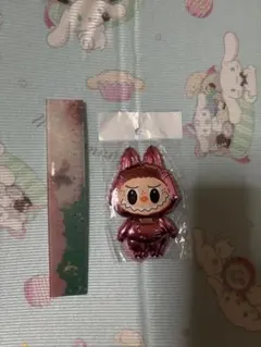 ラブブのスマホホルダー　ピンク