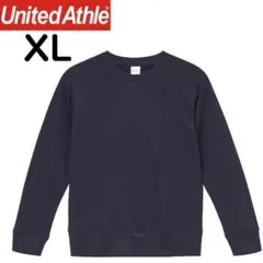 9.3oz　スウェット　トレーナー　ネイビー　カジュアル　無地　XL　5392のサムネイル