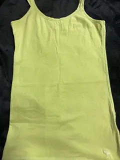 Abercrombie&Fitchアバクロタンクトップ キャミソールLサイズ黄緑