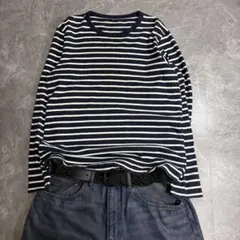 UNIQLO striped cut sew y2k archive