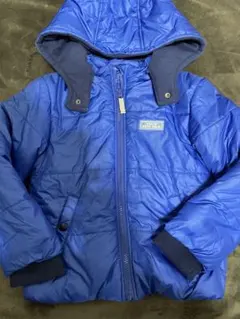 PETIT MAIN 青ダウンジャケット