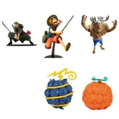５点セット　ワンピース　キングオブアーティスト　造形王頂上決戦　悪魔の実 5点セット ワンピース キングオブアーティスト 造形王頂上決戦 悪魔の