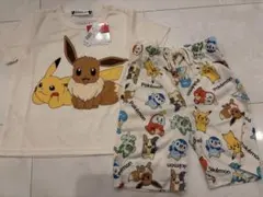 新品タグ付き　ポケモン aimerfeel ルームウェア　イーブイ　ピカチュウのサムネイル