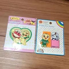 アンパンマン　ワッペン　メロンパンナ　ロールパンナ　ハート　ハンドメイド　材料