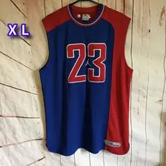 NIKE ジョーダン ユニフォーム ノースリーブタイプ  XL ブルー&レッド