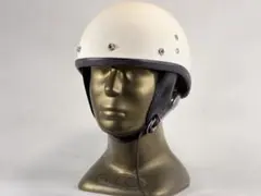 Buco Protector 白ラメ ビンテージヘルメット ブコ ハーフ - メルカリ