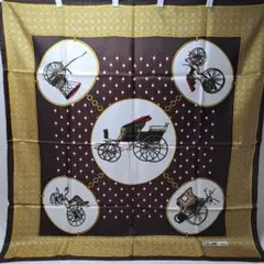 CELINE セリーヌ 馬車柄 大判スカーフ 美品 - メルカリ